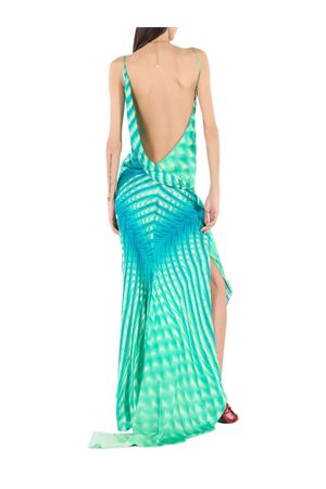 Ocean Wave Striped Maxi Dress ROBERTO CAVALLI | UKT128RYN4704000